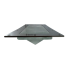 angle of Davey &amp; Co. Rabetted Stainless Steel Rectangular Deck Prism - 6-1/2" x 14-1/2" Overall
