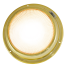 Dr LED 6-3/4" Brass Mars LED General Purpose Dome Light - White/Red