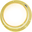 Dr LED 6-3/4" Brass Mars LED General Purpose Dome Light - White/Red