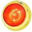 Dr LED 5-1/2" Brass Mars LED General Purpose Dome Light - Warm White/Red