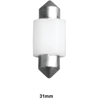Single Sided Festoon Bulbs - Cool-White 