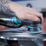 in use  of Dynabrade Inc. X31V 3" Dynorbital Extreme Random Orbital Sander - Cen-Vacuum
