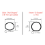 Dimensions of Edson Marine Deluxe Leather Wheel Cover Kit