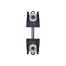 Domino Center Panel Connector MSV-LR32 D8 - 25 Piece
