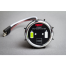 Auto Eng Shutdown Chrome Round Helm Display of Fireboy-Xintex Automatic Engine Shutdown System - Round Helm Display Panel