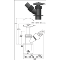 Dimensions of Forespar Flowtech Full Flow Performance Seacock Valve Mk I - OEM