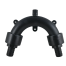 black of Forespar Vented Loops with Integral Hose Barbs
