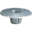 Large Stowable Table Pedestal Base - Flush Mount Base for 2-7/8" Stanchions