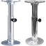 Manual Adjustable Table Pedestal - Satin Finish