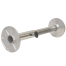 Manual Adjustable Table Pedestal - Satin Finish