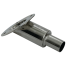 Thru Hull Fitting, 45 Degree Base Straighi Connector