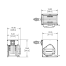 Dimensions of Glendinning Marine Cablemaster CRMA-30 Powered Cord Reel - for 30A Shore Power Cords