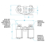 dia of Groco AVD Series Vertical Duplex Bronze Strainers