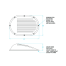 dimensions of Groco Clam Shell Style Hull Strainer