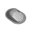 sc-1500-l of Groco Clam Shell Style Hull Strainer