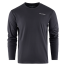 front of Grundens Bait Ball LS Tech Tee
