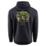 back of Grundens Dark Seas X Grundens Watchman Hoodie