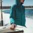 lifestyle of Grundens Womens Weather Watch Jacket