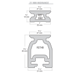 27 mm Midrange CB Traveler Track