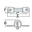 445-pair of Harken 445 Eyestraps