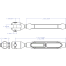 Fork and Open Body Turnbuckle
