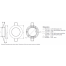 Hella 3-3/4" Warm White EuroLED 95 LED Recessed Down Light - White Bezel, Clip