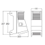Diagram of Hella Halogen 8504 Series Masthead/Floodlight Lamp