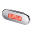 Hella LED 9680 Series Oblong Step Lamp - Red Lamp, Stainless Trim