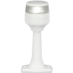 NaviLED 360 Compact All Round Pole Navigation Lamp - 6", White Lens, White Base