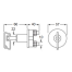 Diagram of Hella 50 Amp Battery Master Switch, Series 2843