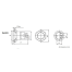 Diagram of Hella Stainless Steel LED Switches - Momentary, Series 8455