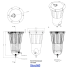 dia of HoseCoil HoseCoil Flush Mount Hose Enclosure Kit