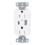 USB Charger Duplex Receptacles Type-C and Type A-C