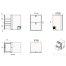 Dimensions of Isotherm Isotherm Drawer 160 SS Refrigerator w/ Freezer