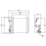 Dimensions of Isotherm Isotemp Slim Square Water Heater