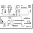 0052509 & 510 Wiring Diagram of Lewmar Windlass Contactor / Solenoids in Sealed Box - Dual Direction