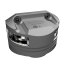 Lopolight 3 NM Masthead + Decklight LED Nav Light - Vessels 12m to 20m, Vert Mnt, Silver