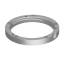 Lopolight Ultra-Low Ring Base for Horizontal Mounting Nav Lights, Silver