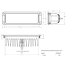 Maxillume h60 Flush Mount LED Flood Light