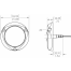 Dimensions of Lumitec SeaBlaze Quattro LED Underwater Light