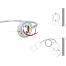 LED Chrome Reading Light 36JW - Warm White