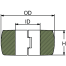 Limited Clearance Collar Anodes - Aluminum