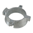 angle view of Martyr Inboard/Outboard Anodes - Zinc - Alpha Bearing Carrier