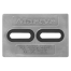 front view of Martyr Mini Diver Plate Anode - Aluminum
