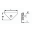diagram of Martyr Volvo Penta Triangle Anode - Aluminum
