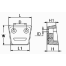 diagram of Martyr Volvo Penta SX Drive Plate Anode - Zinc