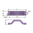 Martyr Yamaha Outboard Transom Bracket Anode - Aluminum