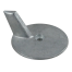 top of Martyr Yamaha Skeg Anodes - Zinc