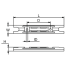 Dimensions of Martyr Yamaha Transom Bar Anode - Zinc