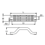 Dimensions of Martyr Yamaha Transom Handle Anode - Zinc